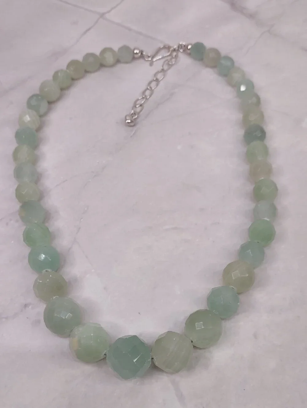 Jay King Faceted Chrysoprase Gemstone Necklace